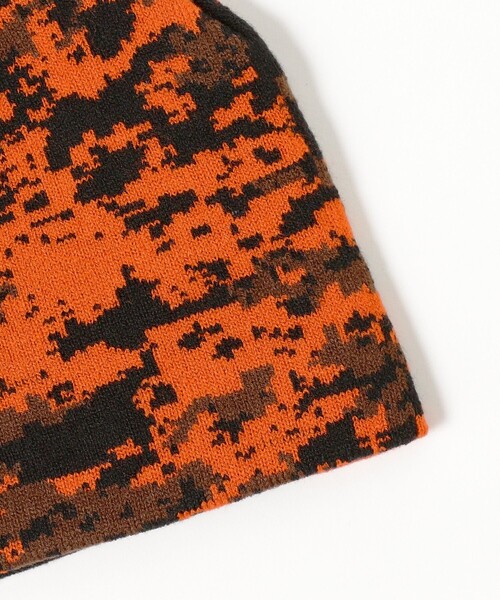 BEAMS(ビームス)の「デジカモ ワッチキャップ(ニットキャップ/ビーニー・メンズ・オレンジ/ダークブラウン/ネイビー・ONE SIZE)」の5枚目の写真