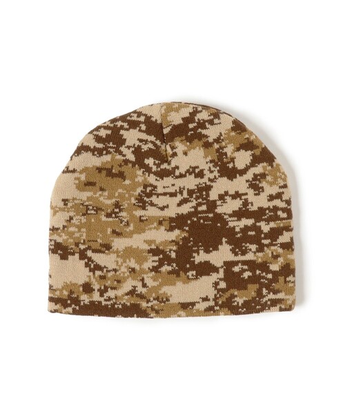 BEAMS(ビームス)の「デジカモ ワッチキャップ(ニットキャップ/ビーニー・メンズ・オレンジ/ダークブラウン/ネイビー・ONE SIZE)」の9枚目の写真