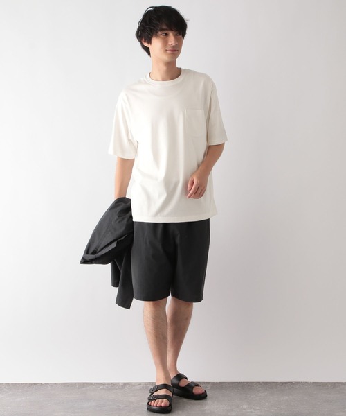 GLOBAL WORK(グローバルワーク)の「汗染み軽減TEE/986813(Tシャツ/カットソー・メンズ・オフホワイト/ライトグレー・SMALL/MEDIUM/LARGE/X-LARGE)」の6枚目の写真