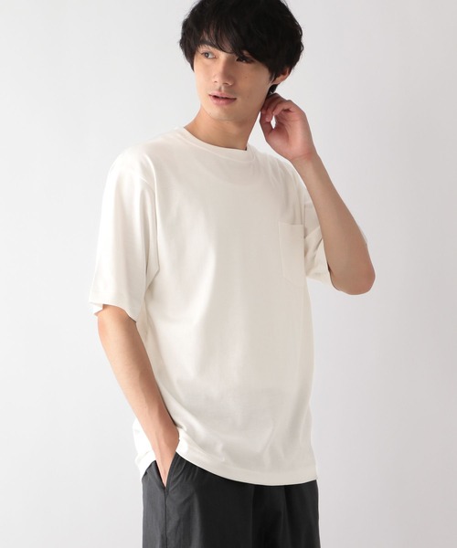 GLOBAL WORK(グローバルワーク)の「汗染み軽減TEE/986813(Tシャツ/カットソー・メンズ・オフホワイト/ライトグレー・SMALL/MEDIUM/LARGE/X-LARGE)」の5枚目の写真