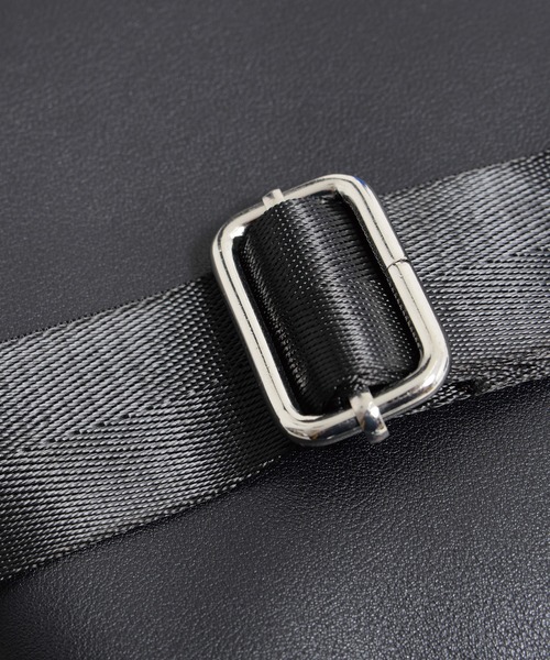 Arnold Palmer（アーノルドパーマー）の「フェイクレザー サコッシュ（ショルダーバッグ・メンズ・ダークグリーン/グレー/ブラック・F）」の10枚目の写真