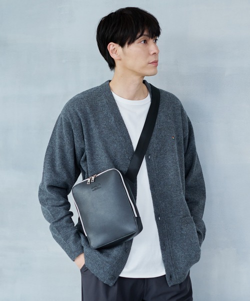 Arnold Palmer（アーノルドパーマー）の「フェイクレザー サコッシュ（ショルダーバッグ・メンズ・ダークグリーン/グレー/ブラック・F）」の15枚目の写真