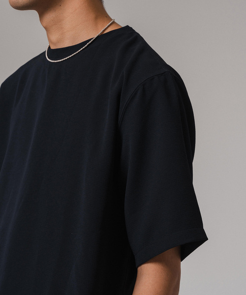 EDIFICE（エディフィス）の「ドライクール ストレッチ Tシャツ（Tシャツ/カットソー・メンズ・ブラック/ネイビー・LARGE/MEDIUM/SMALL）」の8枚目の写真
