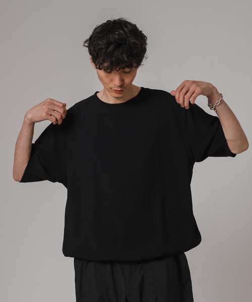 EDIFICE（エディフィス）の「ドライクール ストレッチ Tシャツ（Tシャツ/カットソー・メンズ・ブラック/ネイビー・LARGE/MEDIUM/SMALL）」の14枚目の写真