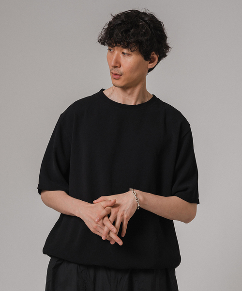 EDIFICE（エディフィス）の「ドライクール ストレッチ Tシャツ（Tシャツ/カットソー・メンズ・ブラック/ネイビー・LARGE/MEDIUM/SMALL）」の16枚目の写真