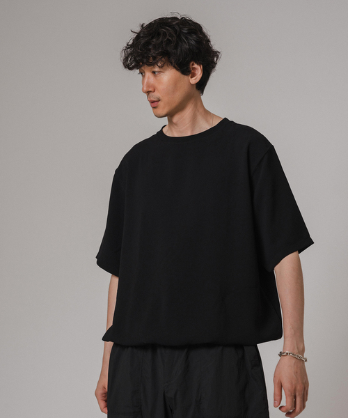 EDIFICE（エディフィス）の「ドライクール ストレッチ Tシャツ（Tシャツ/カットソー・メンズ・ブラック/ネイビー・LARGE/MEDIUM/SMALL）」の17枚目の写真