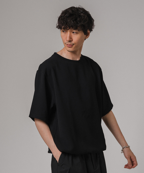 EDIFICE（エディフィス）の「ドライクール ストレッチ Tシャツ（Tシャツ/カットソー・メンズ・ブラック/ネイビー・LARGE/MEDIUM/SMALL）」の20枚目の写真