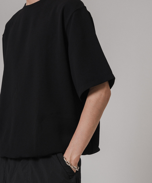EDIFICE（エディフィス）の「ドライクール ストレッチ Tシャツ（Tシャツ/カットソー・メンズ・ブラック/ネイビー・LARGE/MEDIUM/SMALL）」の21枚目の写真