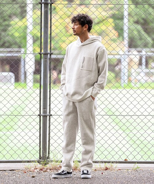 B:MING by BEAMS（ビーミングバイビームス）の「ライトフリース フーデッド パーカ（パーカー・メンズ・ライトグレー/ネイビー/チャコールグレー・SMALL/MEDIUM/LARGE/X-LARGE）」の4枚目の写真