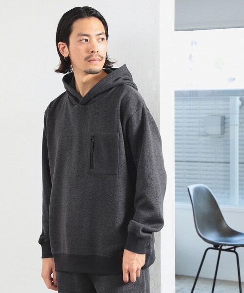 B:MING by BEAMS（ビーミングバイビームス）の「ライトフリース フーデッド パーカ（パーカー・メンズ・ライトグレー/ネイビー/チャコールグレー・SMALL/MEDIUM/LARGE/X-LARGE）」の13枚目の写真