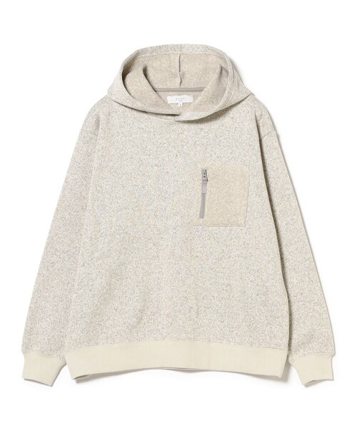 B:MING by BEAMS（ビーミングバイビームス）の「ライトフリース フーデッド パーカ（パーカー・メンズ・ライトグレー/ネイビー/チャコールグレー・SMALL/MEDIUM/LARGE/X-LARGE）」の16枚目の写真