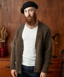 schott（ショット）の「Schott/ショット/MOHAIR KNIT CARDIGAN/モヘア 