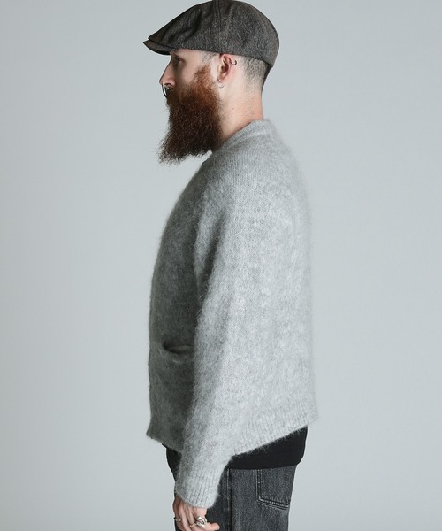 schott（ショット）の「Schott/ショット/MOHAIR KNIT CARDIGAN