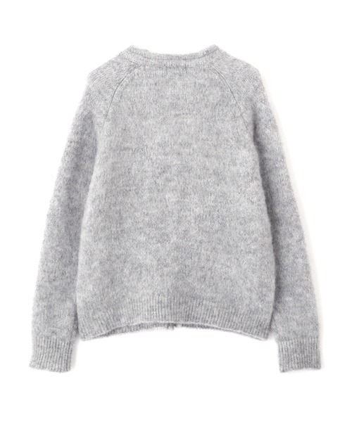 【美品】 schott ショット チャコールグレー カーディガン ニット MOHAIR KNIT CARDIGAN/モヘアニット カーディガン | Schott