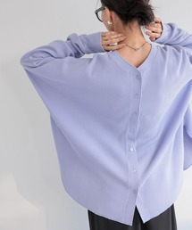 【HEREIAM】1枚で季節横断!/ワッフル2WAYカーディガン