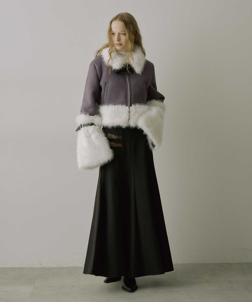 セール】ボリュームファームートンコート（ムートンコート