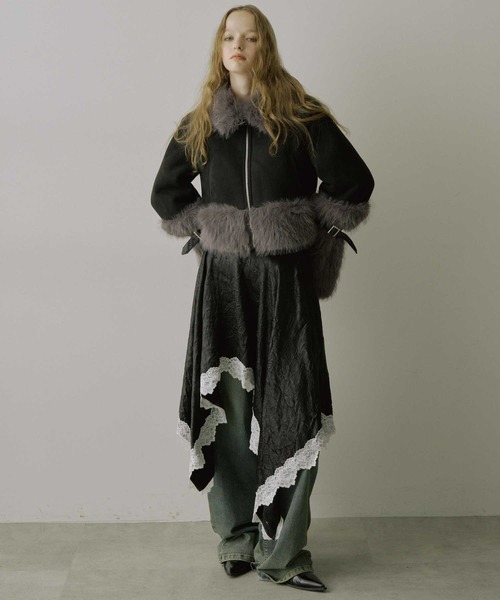 セール】ボリュームファームートンコート（ムートンコート）｜VIOLETTA