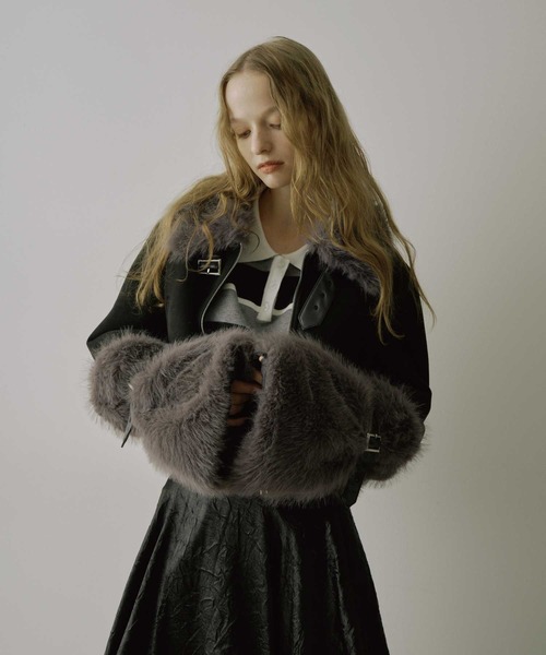 セール】ボリュームファームートンコート（ムートンコート）｜VIOLETTA