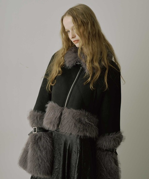 セール】ボリュームファームートンコート（ムートンコート）｜VIOLETTA