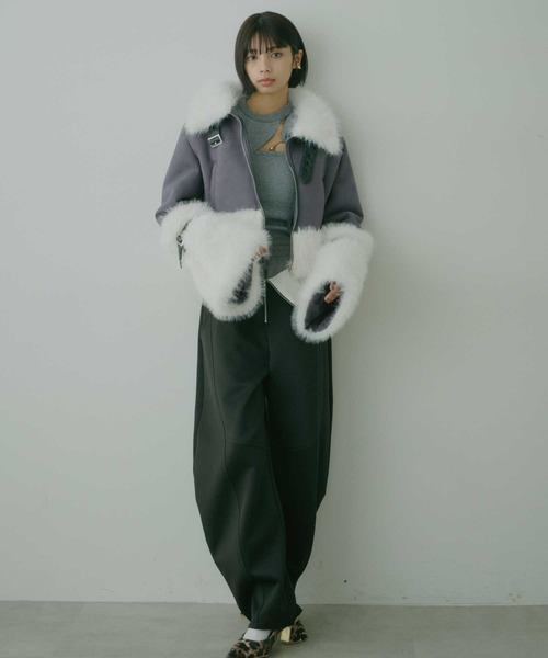 セール】ボリュームファームートンコート（ムートンコート）｜VIOLETTA