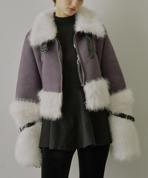 セール】ボリュームファームートンコート（ムートンコート）｜VIOLETTA