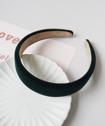 Port | 【 Port / ポート 】全10色 カラバリ豊富 ベロア ワイド カチューシャ #_(カチューシャ)