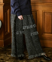 OPULENCE | フリンジ切り替えワイドパンツ(その他パンツ)