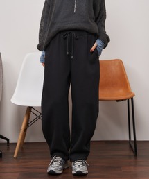 裏起毛カーブスウェットパンツ