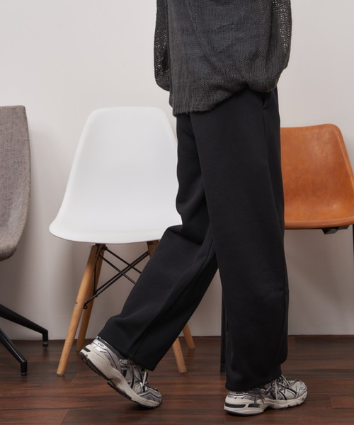 Auntie Rosa Holiday（アンティローザホリデー）の「裏起毛カーブスウェットパンツ（スウェットパンツ・レディース・ブラック/ナチュラル/チャコールグレー・FREE）」の7枚目の写真