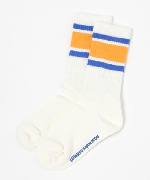 LOWRYS FARM（ローリーズファーム）の「ラインリブソックス２　 139552（ソックス/靴下・キッズ・ブラック/ピンク/ブルー/グリーン・XL/L/M）」の4枚目の写真