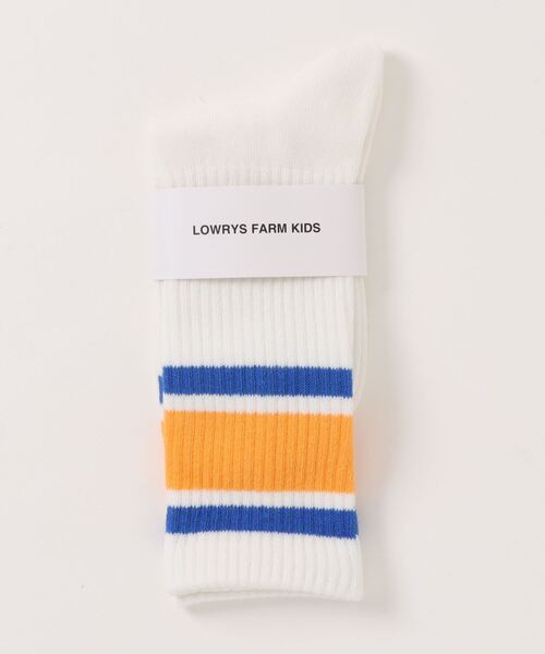 LOWRYS FARM（ローリーズファーム）の「ラインリブソックス２　 139552（ソックス/靴下・キッズ・ブラック/ピンク/ブルー/グリーン・XL/L/M）」の7枚目の写真