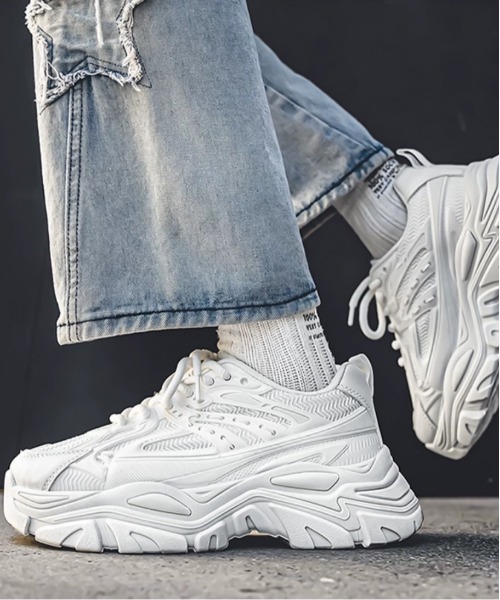 KOM/ドットケーオーエム』厚底スニーカー【Y】【CN