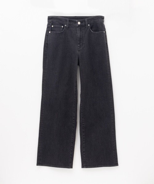 NAVY(ネイビー)の「NAVY 毎日はきたくなるデニム「マイデニ」 ワイドデニムパンツ(デニムパンツ・レディース・ブラック/ライトインディゴブルー/ダークブルー・S/M/L/XS)」の9枚目の写真