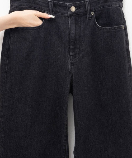 NAVY(ネイビー)の「NAVY 毎日はきたくなるデニム「マイデニ」 ワイドデニムパンツ(デニムパンツ・レディース・ブラック/ライトインディゴブルー/ダークブルー・S/M/L/XS)」の11枚目の写真
