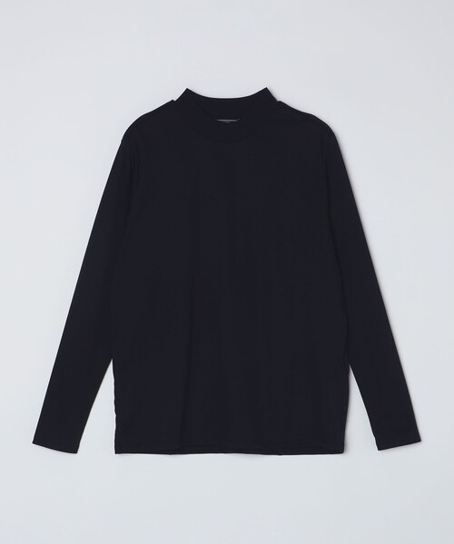 SHIPS（シップス）の「SHIPS: ALBINI モックネック ロングスリーブ Tシャツ（Tシャツ/カットソー・メンズ・ネイビー/ホワイト/ブラック/ダークブルー・MEDIUM/LARGE/SMALL/X-LARGE）」の4枚目の写真