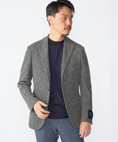 SHIPS（シップス）の「SHIPS: ALBINI モックネック ロングスリーブ Tシャツ（Tシャツ/カットソー・メンズ・ネイビー/ホワイト/ブラック/ダークブルー・MEDIUM/LARGE/SMALL/X-LARGE）」の5枚目の写真