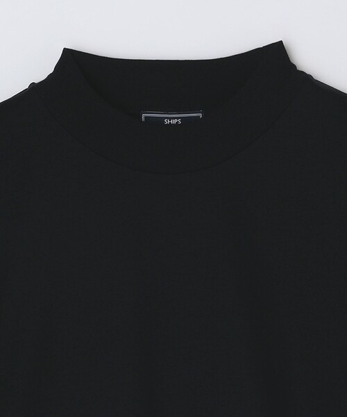 SHIPS（シップス）の「SHIPS: ALBINI モックネック ロングスリーブ Tシャツ（Tシャツ/カットソー・メンズ・ネイビー/ホワイト/ブラック/ダークブルー・MEDIUM/LARGE/SMALL/X-LARGE）」の10枚目の写真