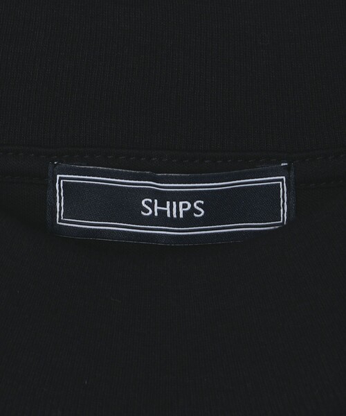SHIPS（シップス）の「SHIPS: ALBINI モックネック ロングスリーブ Tシャツ（Tシャツ/カットソー・メンズ・ネイビー/ホワイト/ブラック/ダークブルー・MEDIUM/LARGE/SMALL/X-LARGE）」の12枚目の写真