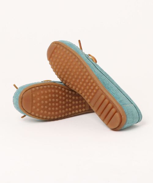 Minnetonka（ミネトンカ）の「【W】【it】【IW5】【MINNETONKA】モカシン キャンバス モック CANVAS MOC（モカシン/デッキシューズ・レディース・ライトブルー・US5/US5.5）」の3枚目の写真