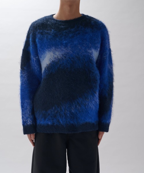 Lui's（ルイス）の「グラデシャギーニット（ニット/セーター・メンズ・グレー/ブルー/レッド・FREE）」の22枚目の写真