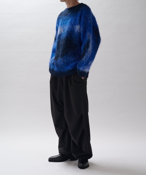 Lui's（ルイス）の「グラデシャギーニット（ニット/セーター・メンズ・グレー/ブルー/レッド・FREE）」の8枚目の写真