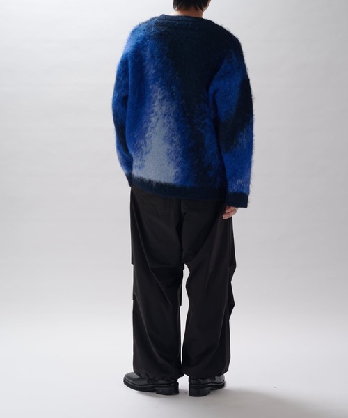 Lui's（ルイス）の「グラデシャギーニット（ニット/セーター・メンズ・グレー/ブルー/レッド・FREE）」の9枚目の写真