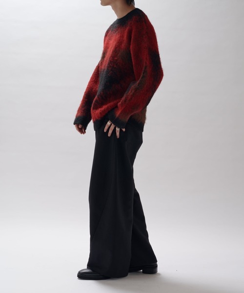 Lui's（ルイス）の「グラデシャギーニット（ニット/セーター・メンズ・グレー/ブルー/レッド・FREE）」の20枚目の写真