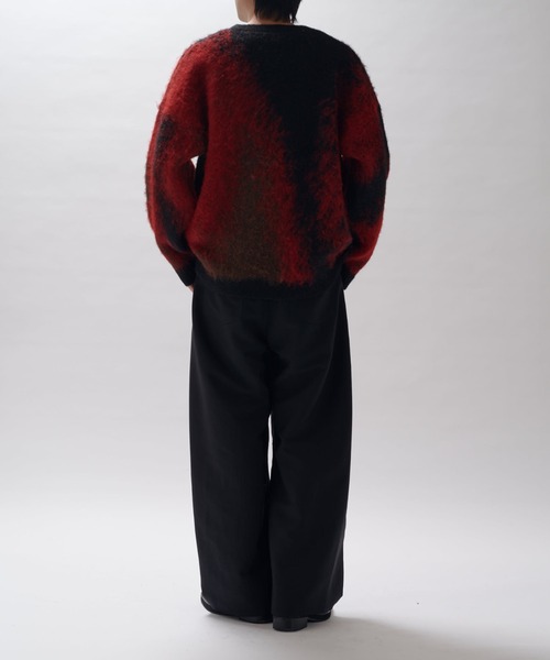 Lui's（ルイス）の「グラデシャギーニット（ニット/セーター・メンズ・グレー/ブルー/レッド・FREE）」の21枚目の写真