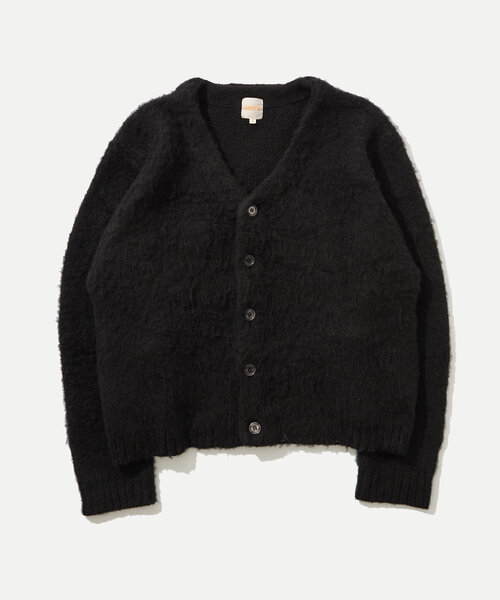 WHO'S WHO gallery(フーズフーギャラリー)の「【UNISEX/ユニセックス】KOOKY'Nモヘアライクカーディガン(カーディガン/ボレロ・レディース・チャコールグレー/ブラック/ブラウン/グレー/サックスブルー/マスタード・MEDIUM/LARGE)」の14枚目の写真