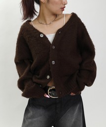 【UNISEX/ユニセックス】KOOKY'Nモヘアライクカーディガン