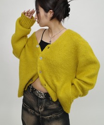 【UNISEX/ユニセックス】KOOKY'Nモヘアライクカーディガン