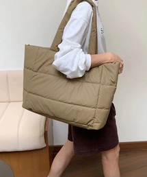 ふかふかキルティングトートバッグ