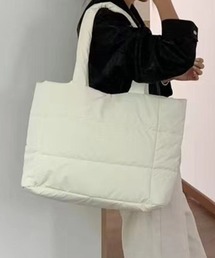 ふかふかキルティングトートバッグ