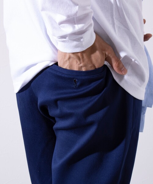 GLOSTER(グロスター)の「【GLOSTER/グロスター】Miracle shape ウエストゴム イージーパンツ(その他パンツ・メンズ・ブルー/チャコールグレー/ブラック/ベージュ・XL/L/M/S)」の10枚目の写真